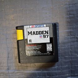 Sega Genesis Madden 97 Video Game 
