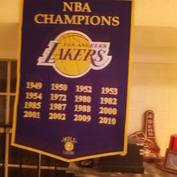 Lakers Championship Banner