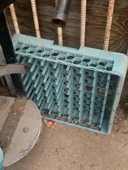 Multiple Different Green & Blue Drying Dish Cup Rack holder