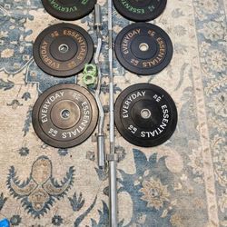 Olympic Bar And Weights 