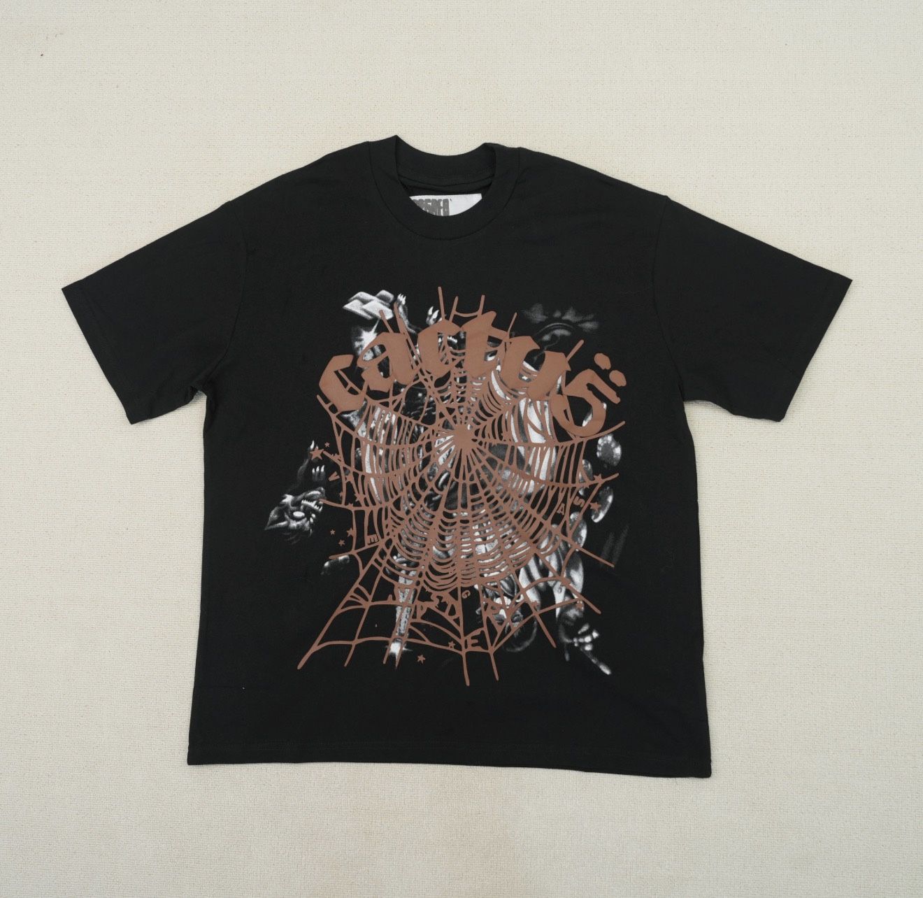 Travis Scott Cactusjack CJ X Sp5der Airbrush Tee