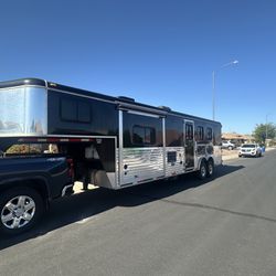 2013 Bison Trail Express 3-Horse Trailer. One owner/bought new