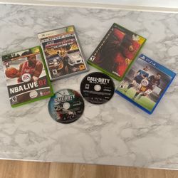 XBOX  and PS4, PS3 Games