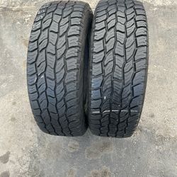 2. Tires.  255. 70. 18.  Cooper 