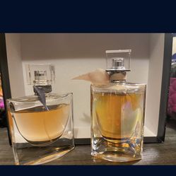 Two Lancome La Via Bell Perfumes 