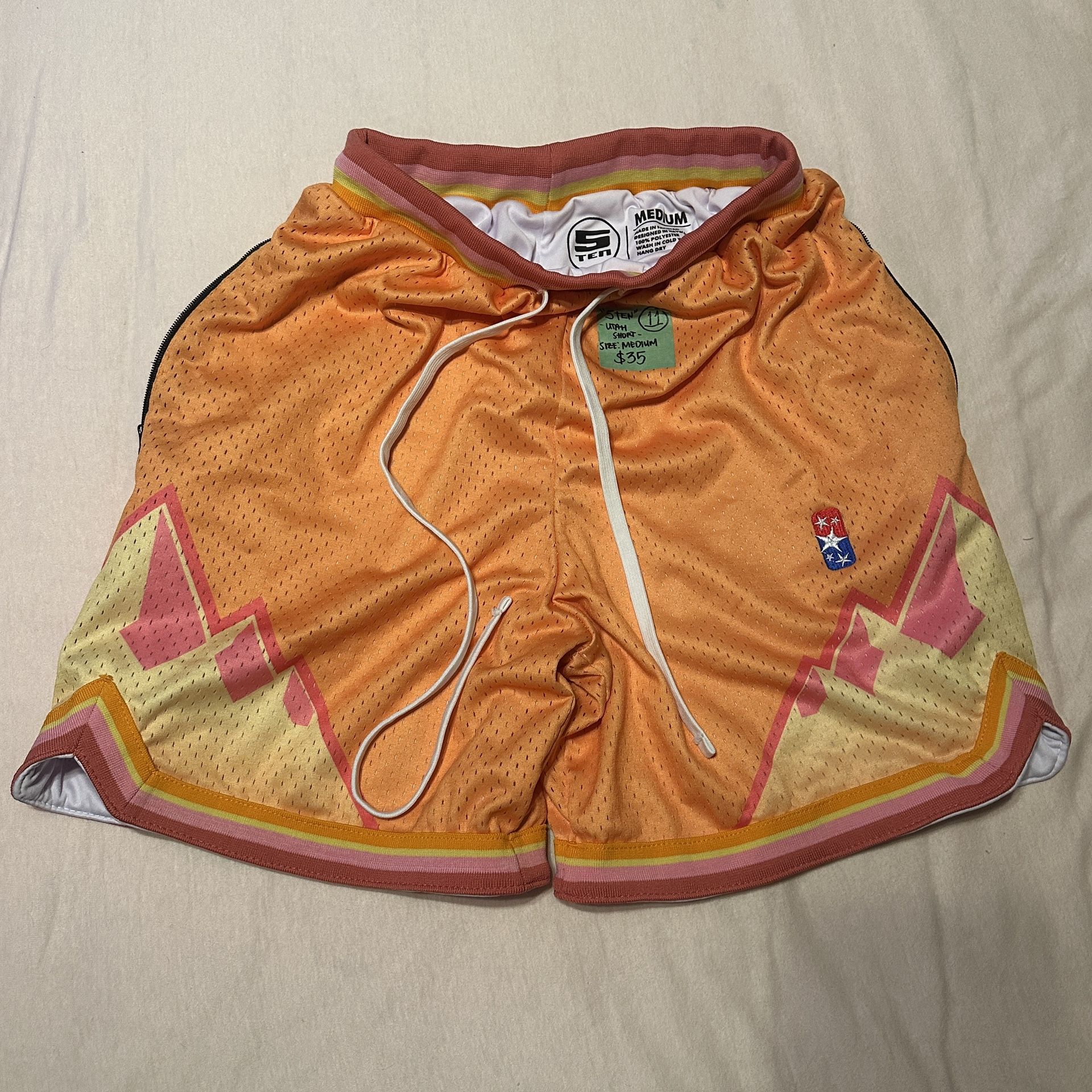 Pre owned 5Ten Utah Jazz Shorts for Men