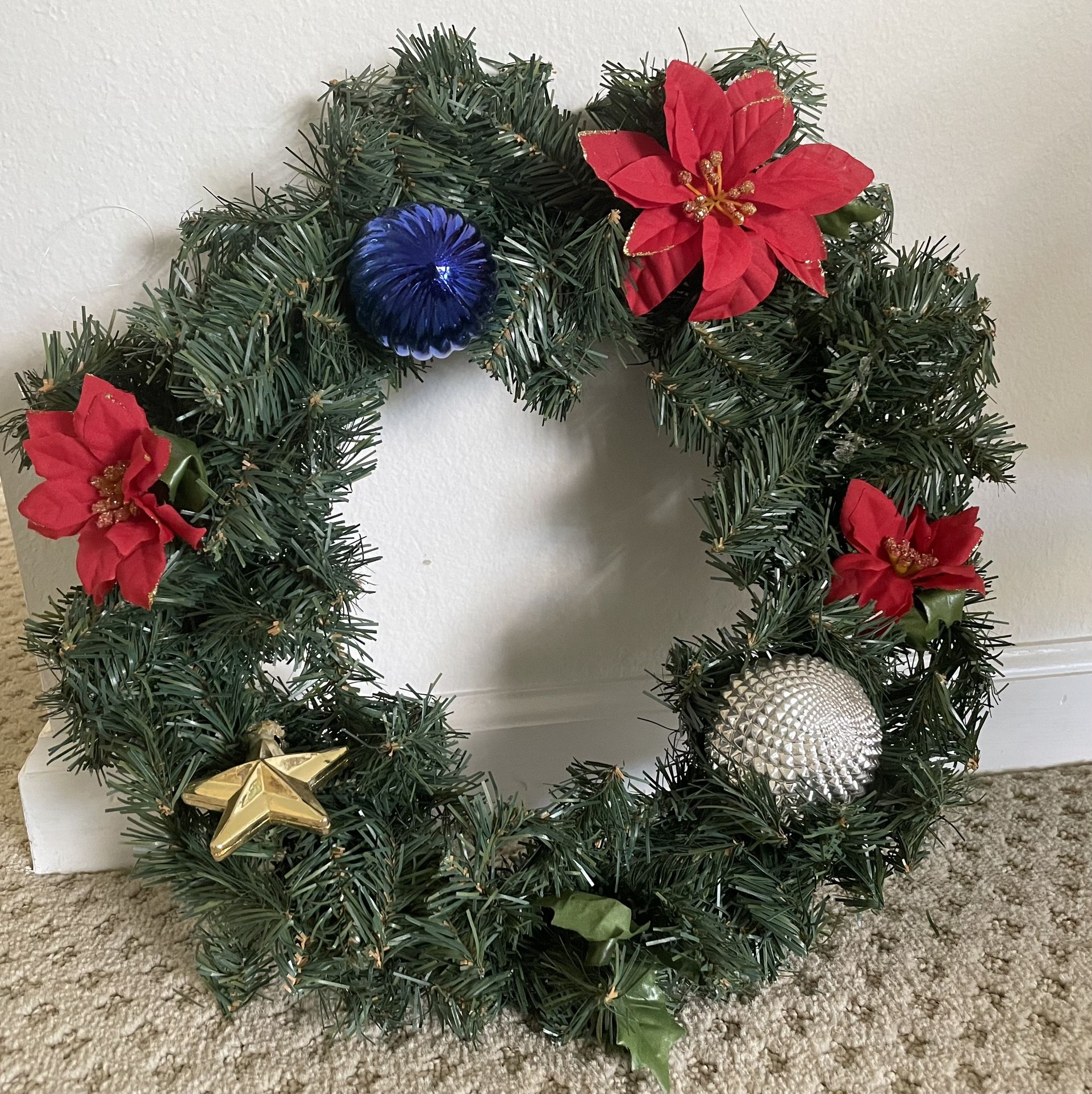 Decorated Christmas Wreath