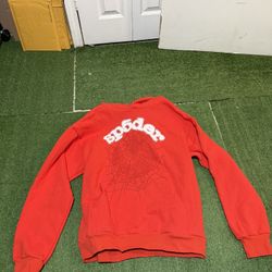Dark Orange Sp5der Hoodie