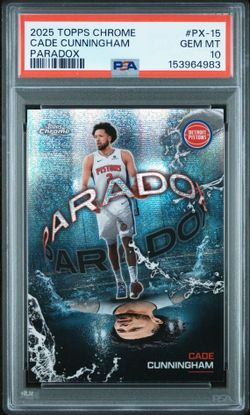 2025 Chrome Cade Cunningham Paradox SSP CASE HIT