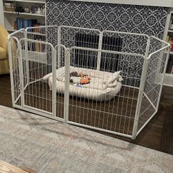 Dog Playpen 8-Panel 36 Inches High