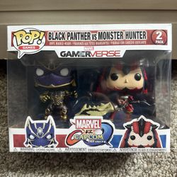 FUNKO POP Black Panther vs Monster Hunter 2 pack