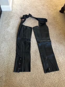 Harley Davidson leather chaps XL
