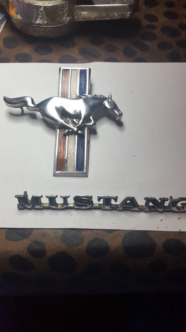 VINTAGE car emblems