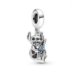 NEW Stitch & Disney Castle Dangle Charm.  Bundle to save on shipping costs!  Please check out my other charms & other numerous items listed.  From a c