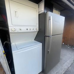 Stackable Washer And Gas Dryer