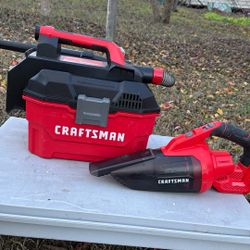 Battery   Vacuum Cleaner.  CRAFTSMAN.