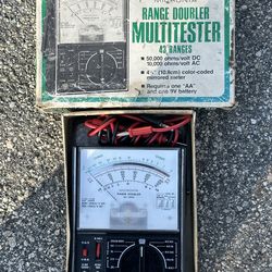 Micronta 50,000 OHMS/Volt Multitester Range Doubler Cat. No. 22-204U AC/DC