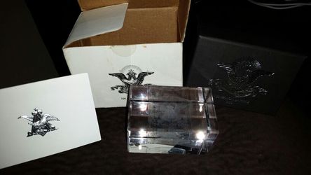 NIB Anheuser Busch 2001 paperweight