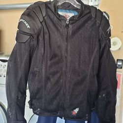 Joe Rocket mesh motorcycle jacket small men's women's