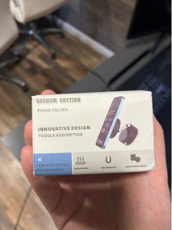 Magnetic car phone holder