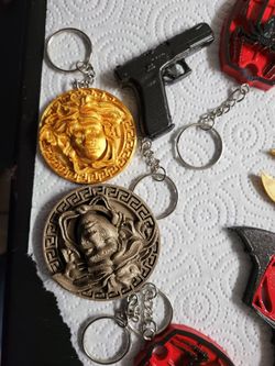 3d Printed Key Chains 