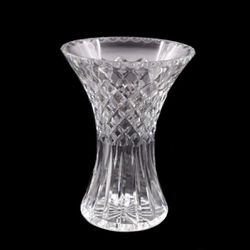 Rare Vintage Genuine Cartier 6” Crystal Vase NIB