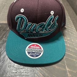 Anaheim Mighty Ducks SnapBack Hat New