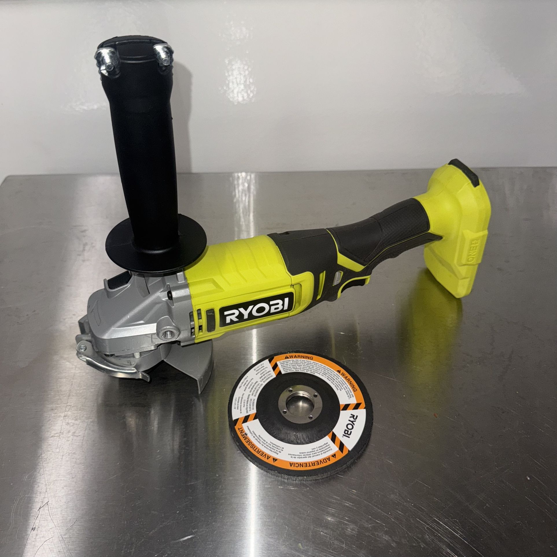 RYOBI ONE+ 18V Cordless 4-1/2 in. Angle Grinder (Tool Only