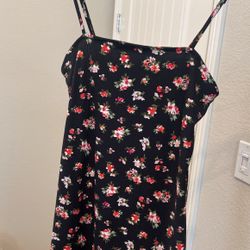 Black Floral Dress