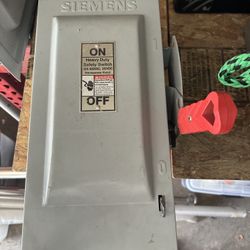 Siemens Heavy Duty Safety Switch 30amp Electrical