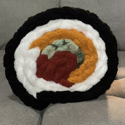 Chunky Knit Sushi Blanket