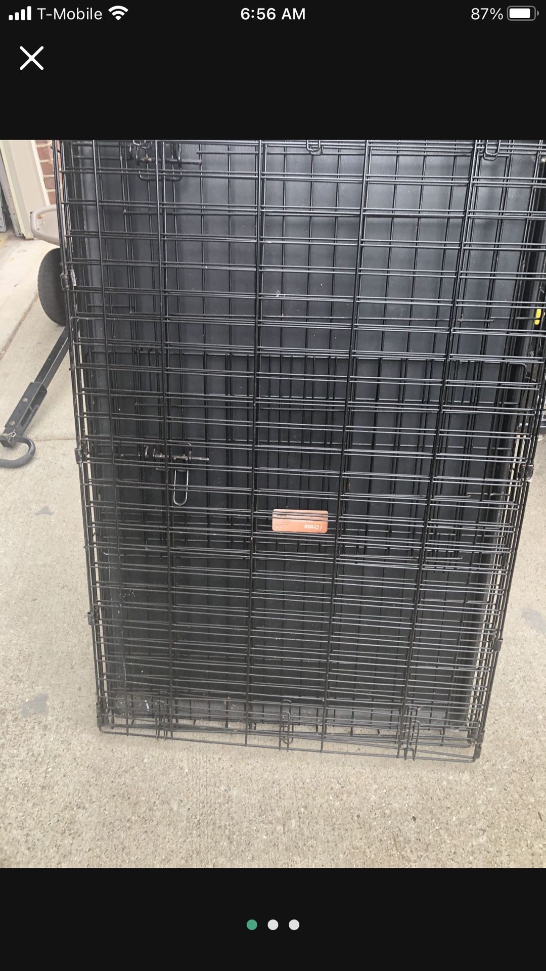 Play On Single Dog Crate 48”L x 30”W x 32”H