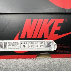 Nike Air Jordan 1 OG Shadow 2.0 Size 9 