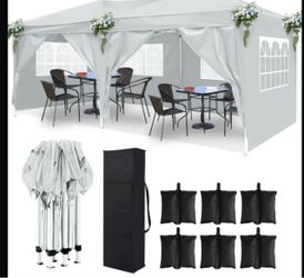 10x20 Pop-Up Canopy with side walls NEW IN BOX