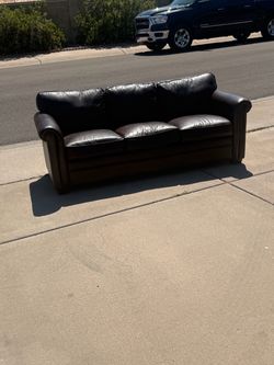 Leather couch