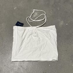 White brandy melville halter tank top  