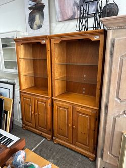 Bookcase Book Shelf Cabinet  ($85 Each)
