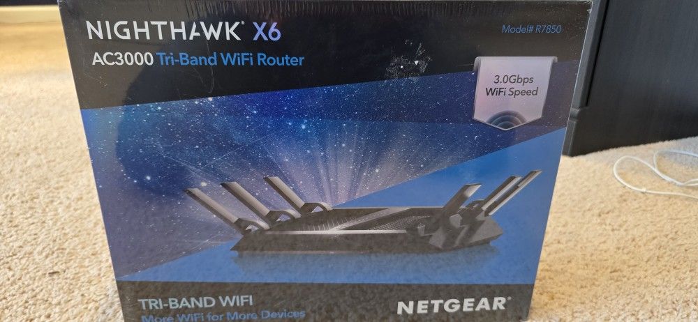 New In Box - Netgear Nighthawk X6 R7850 Wifi Router