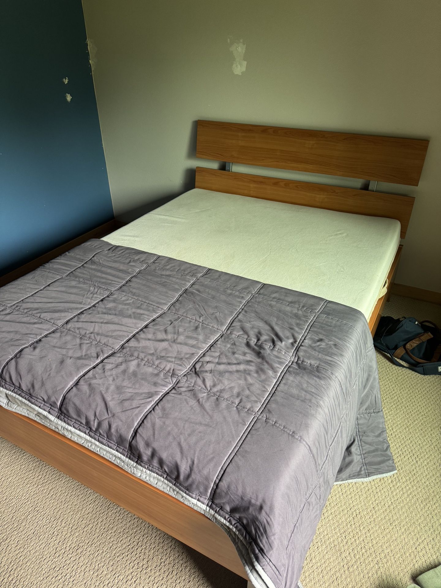 Full Bed (frame And Mattress)