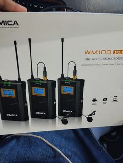 comica uhf wireless mic 