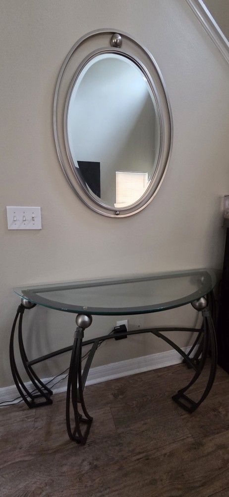 Entryway Table & Mirror 