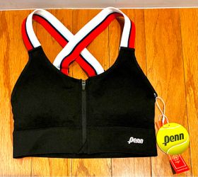 Penn Zip Front Sports Bra - Small