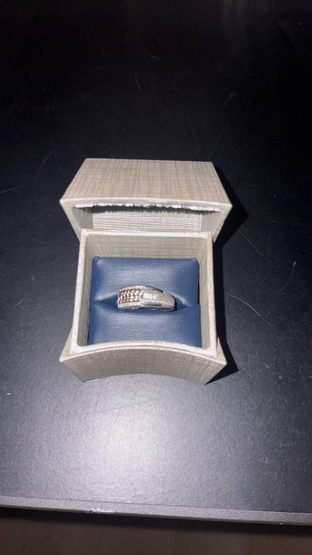 10 Carat White Cold Diamond Ring