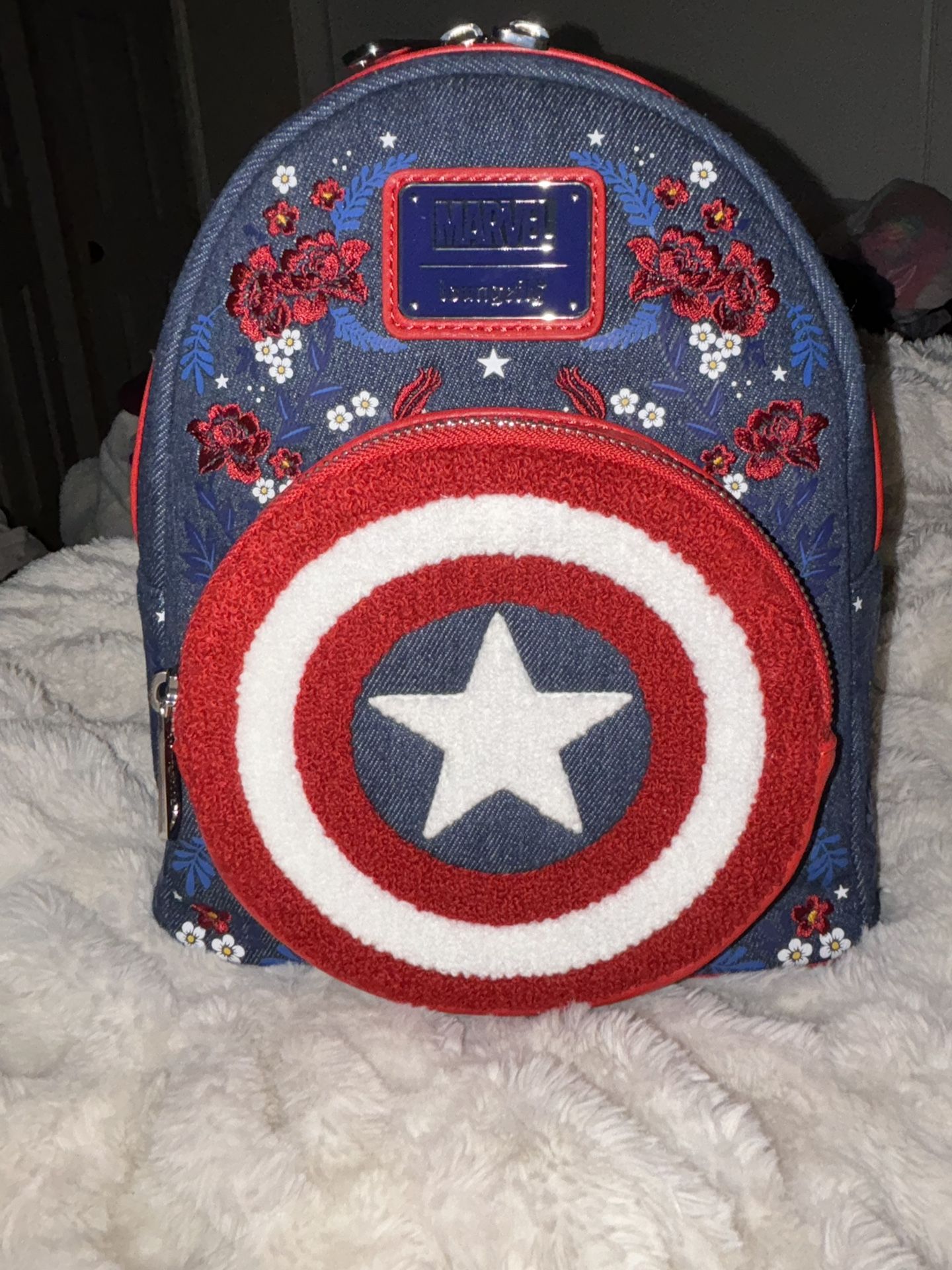 Loungefly Disney Marvel Captain America 80th Anniversary Sheild