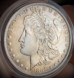 1885 O Morgan Silver Dollar