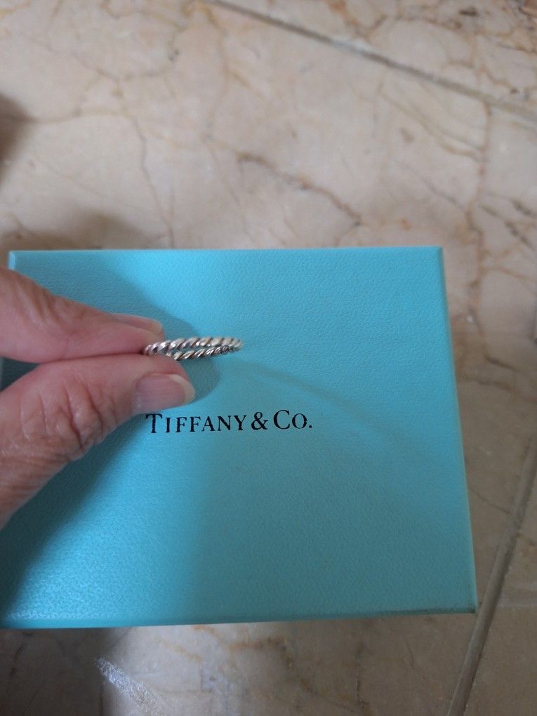 Tiffany Rope Ring Size 5