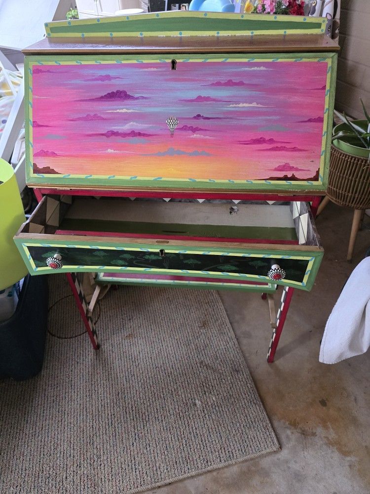 Antic Writing Desk Drop Front