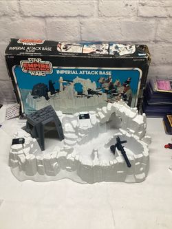 1980 Star Wars ESB Imperial Attack Base Playset Kenner Hoth W/Box Complete