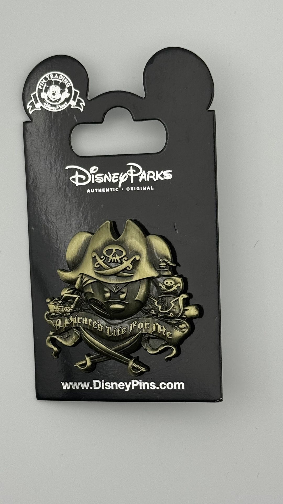 Disney Mickey Mouse a Pirates Life For Me Pin NEW
