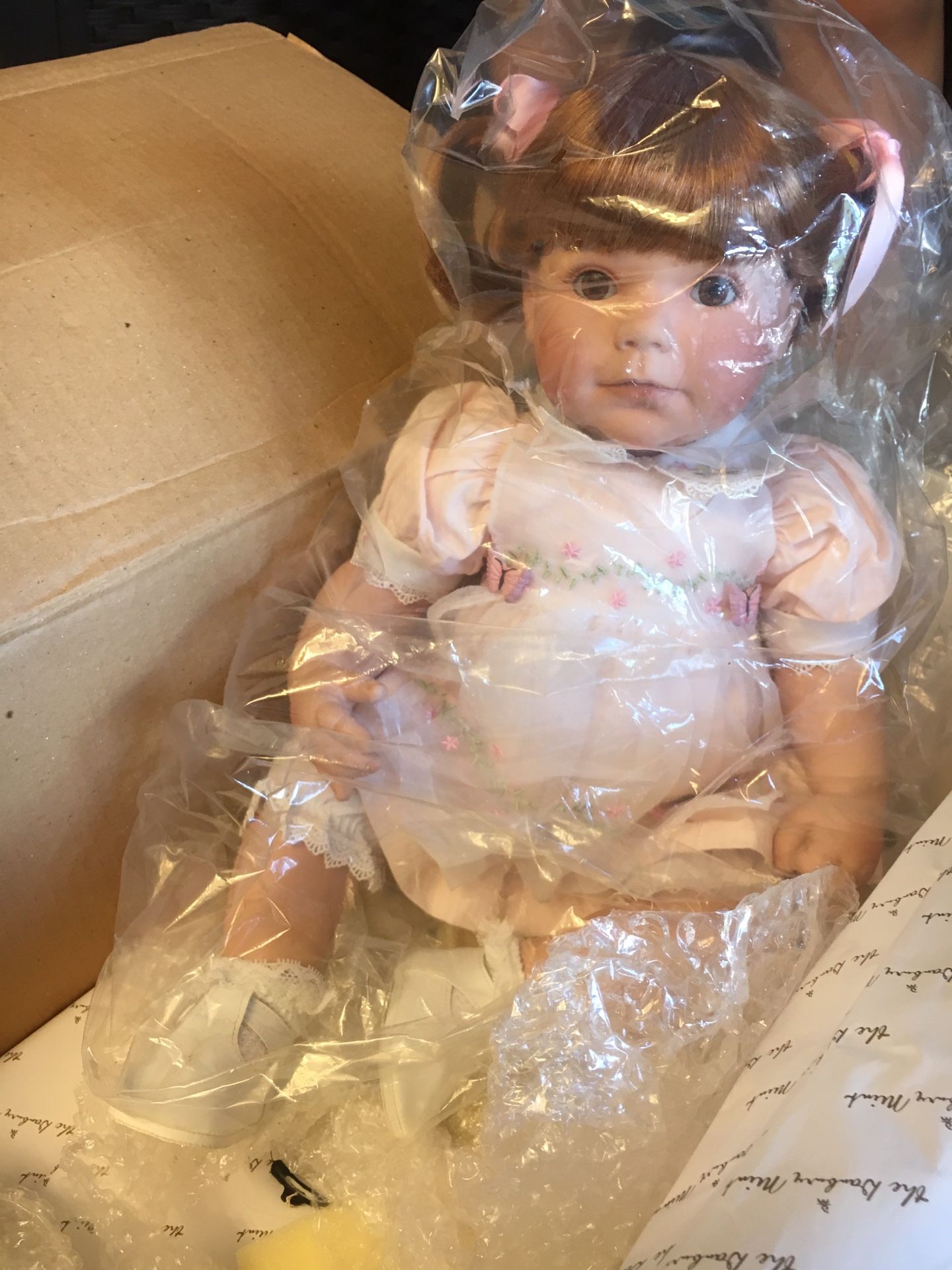 Butterfly Kisses Porcelain Dolls